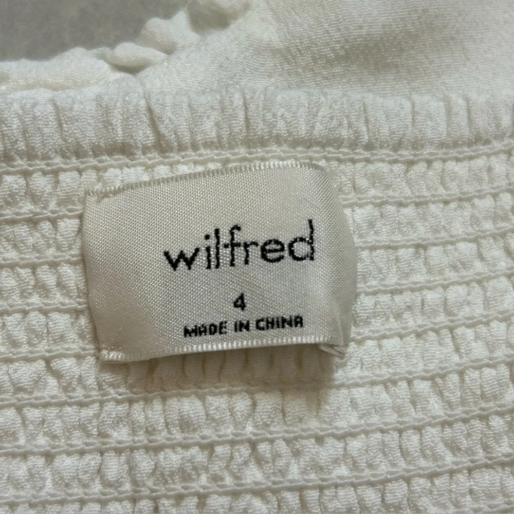 Wilfred Fable Linen Dress in matte pearl size 4 - Picture 9 of 11